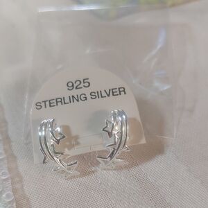 Sterling Silver Star Earrings